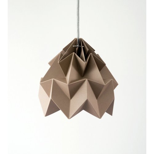 Petite suspension Origami Moth Taupe